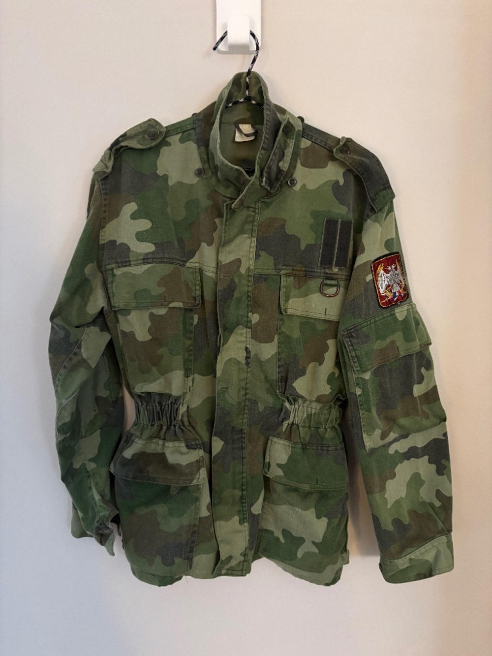 Vintage Yugoslavia/Serbia M93 Oakleaf Camo Field Jacket ( Mens M)